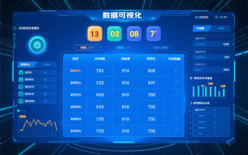 数据可视化与结果展示界面